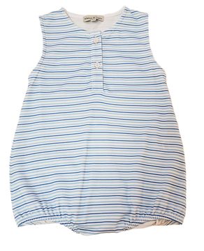 Blue and Navy Stripe Bubble