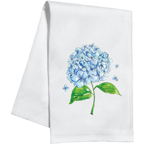 Tea Towel-Blue Hydrangea