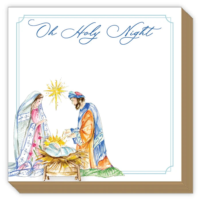 Luxe Notepad Oh Holy Night