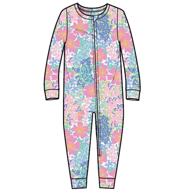 Baby PJ Onesie Primrose Path Multi