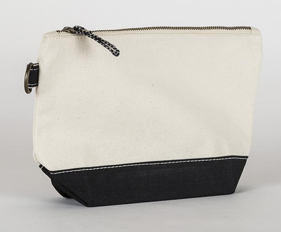 All In Canvas Make Up Accessories Zip