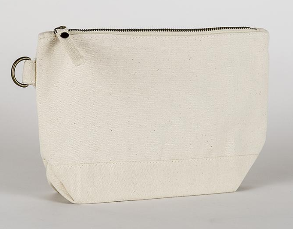 All In Canvas Make Up Accessories Zip