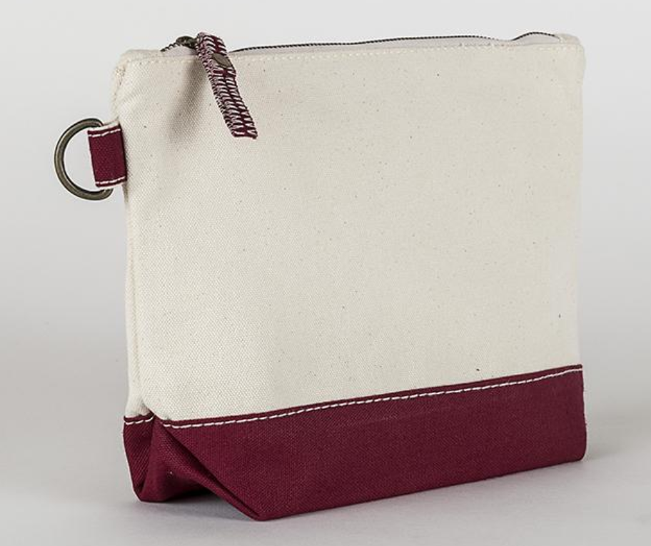 All In Canvas Make Up Accessories Zip