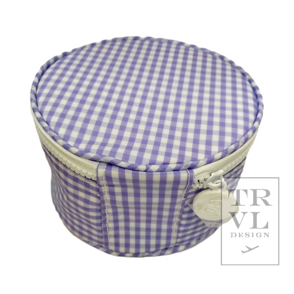 Roundup Jewel Case - Gingham Lilac: Gingham Lilac