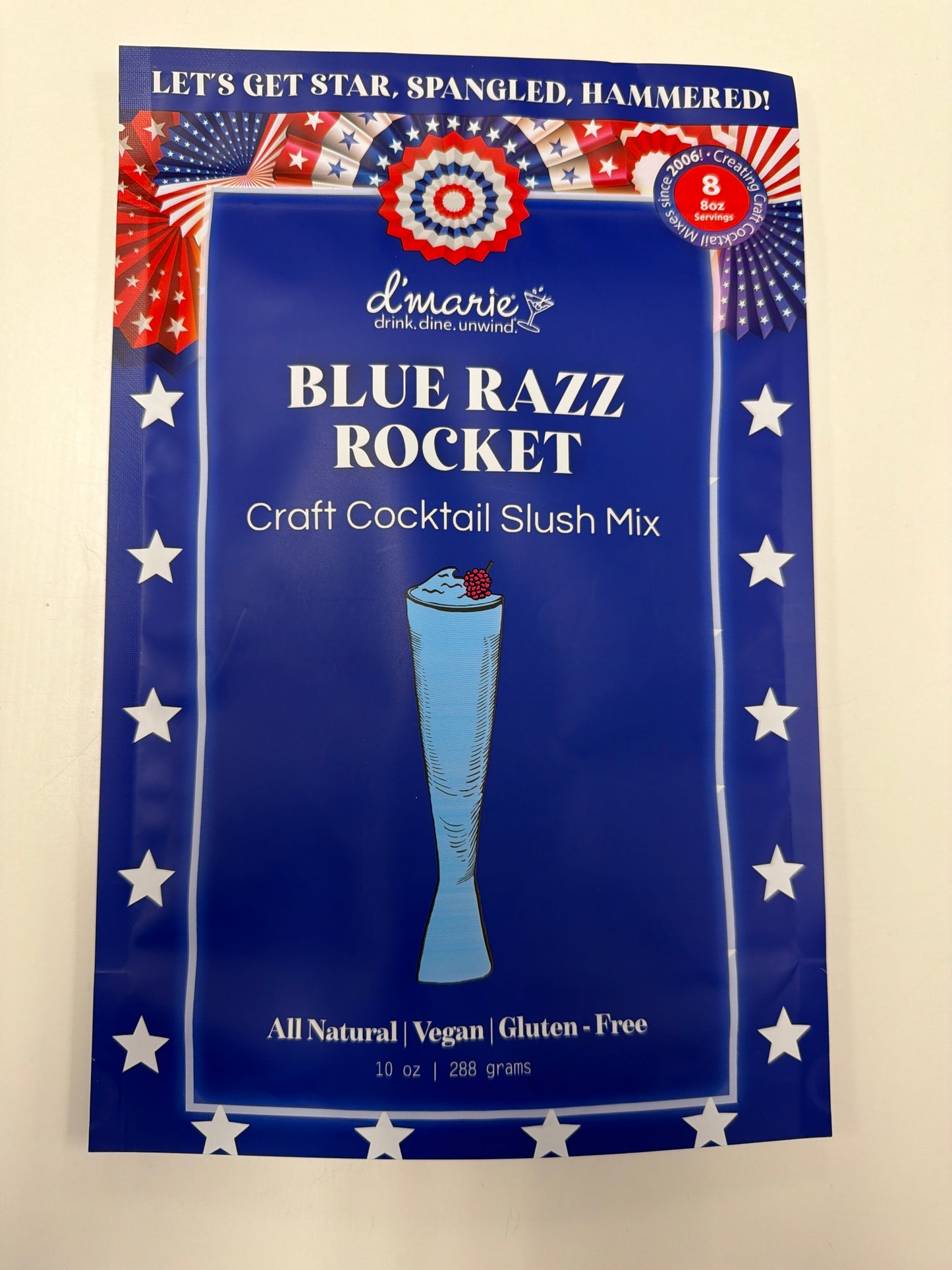 Blue Razz Rocket Frozen Cocktail Mix