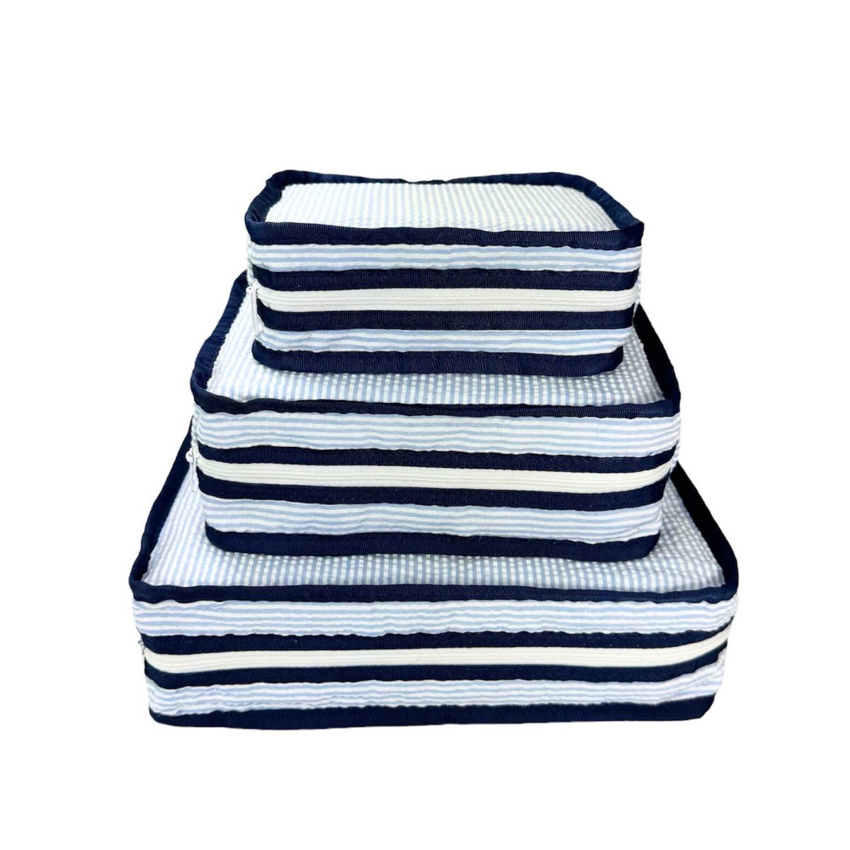 Skipper Seersucker Stacking Set | Mint