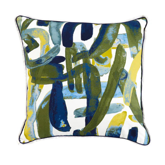 Brush Strokes Nile Pillow