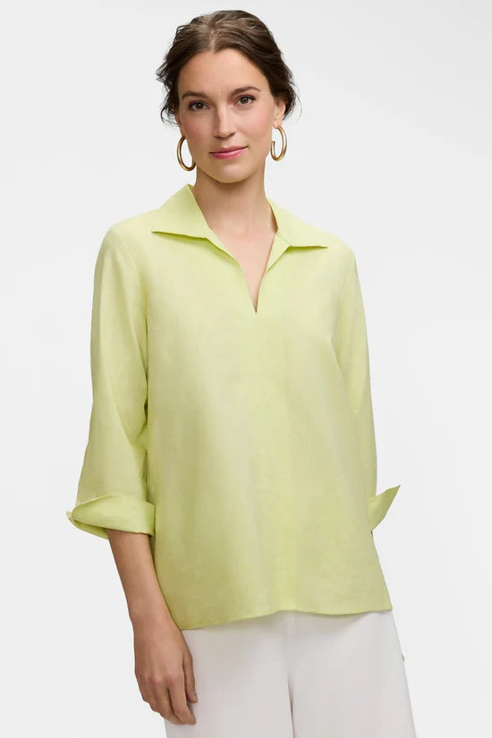 Limoncello Linen Agnes Top