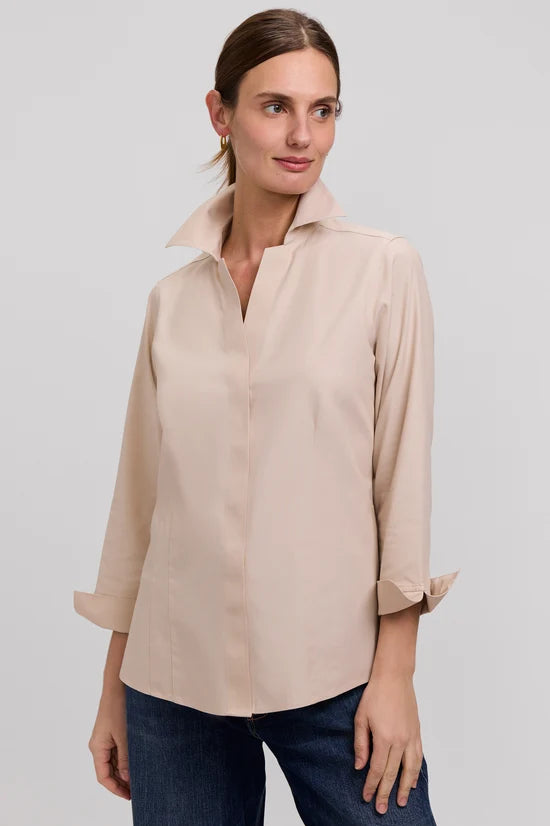 Light Khaki Taylor 3/4 Sleeve