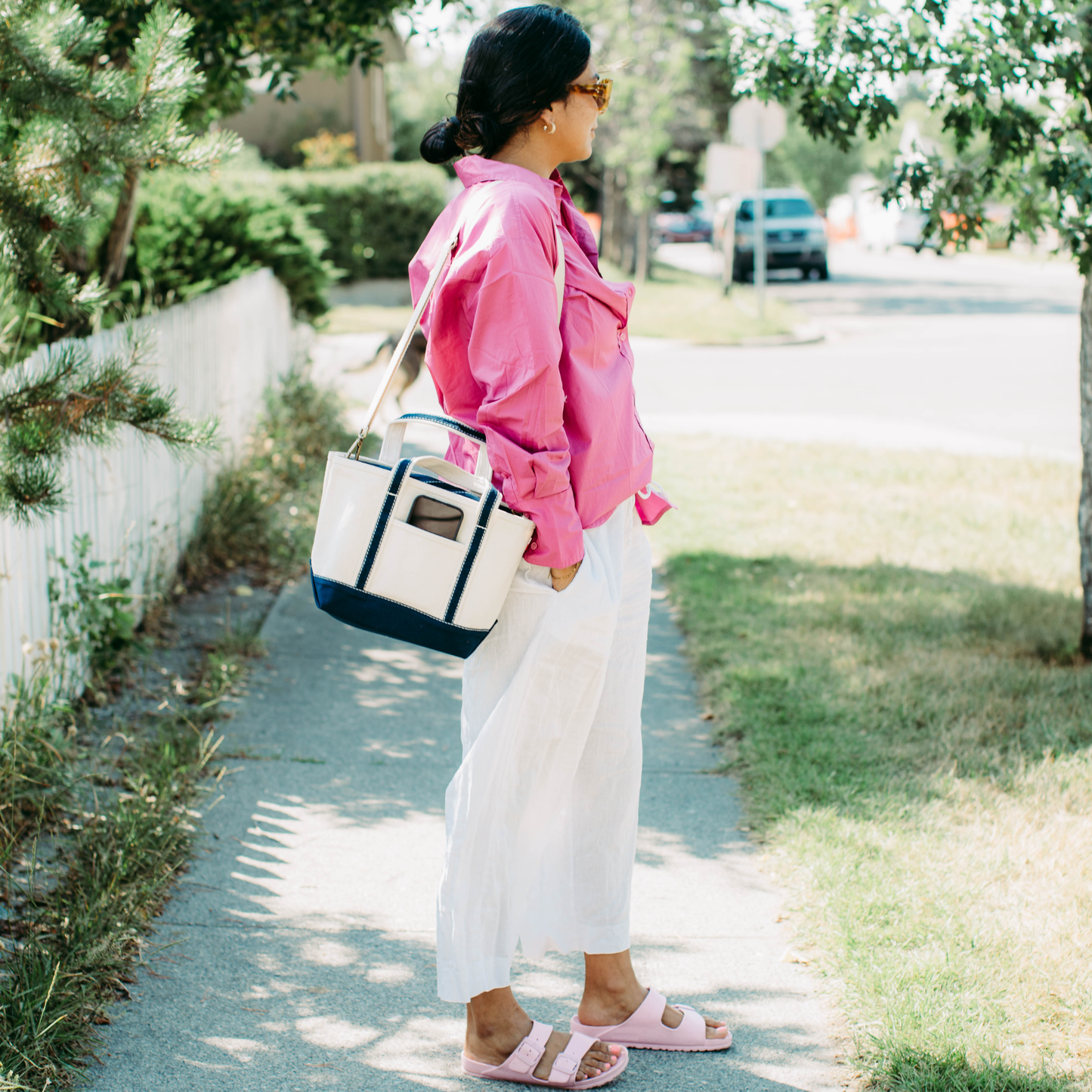 Canvas Crossbody Convertible Tote: Hunter