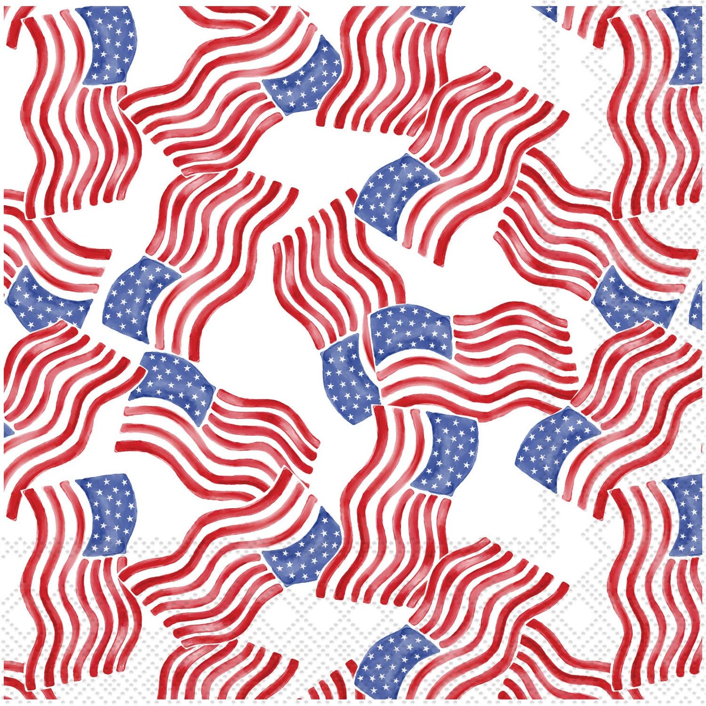 Stars & Stripes Allover Cocktail Napkins