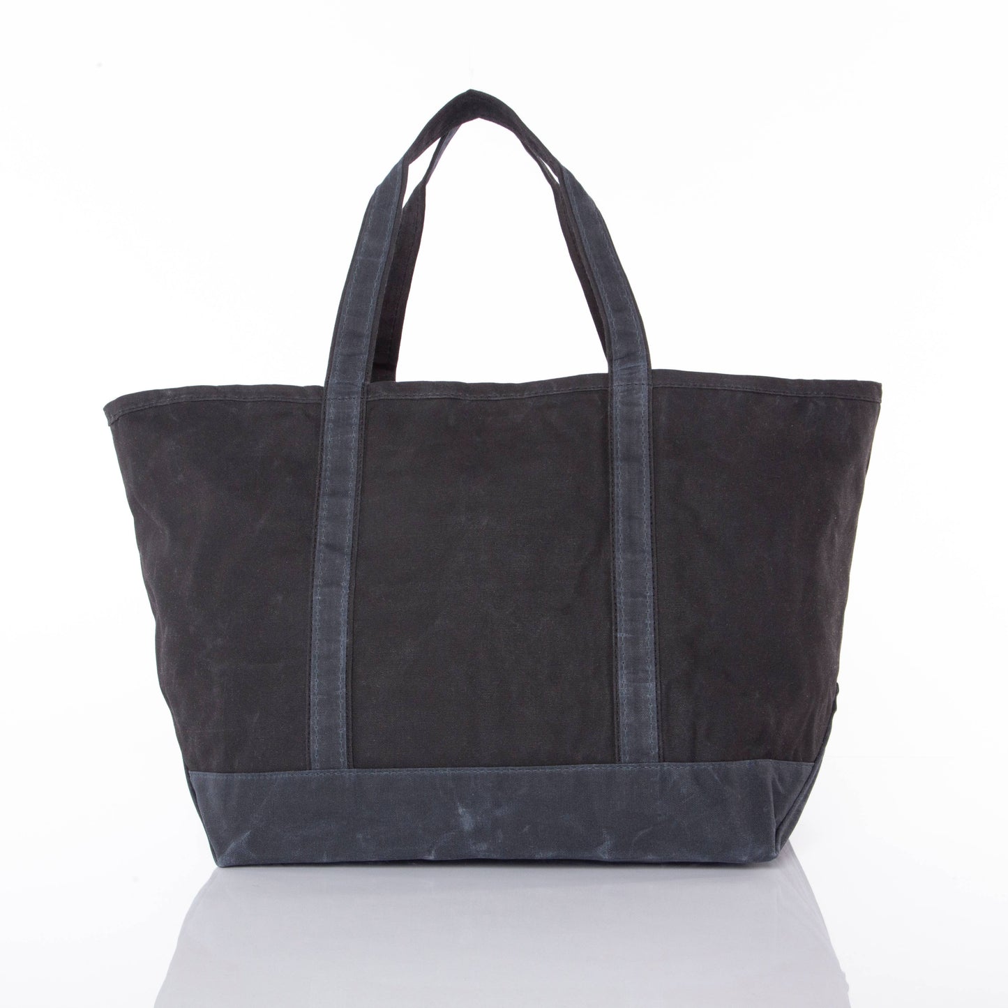 Waxed Large Classic Tote: Khaki