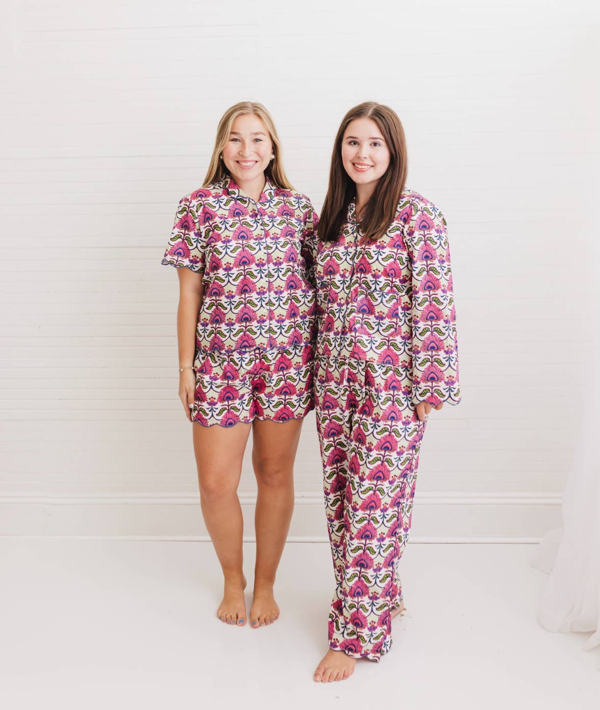 Primrose | Henley Pajama Short Set: 3XL