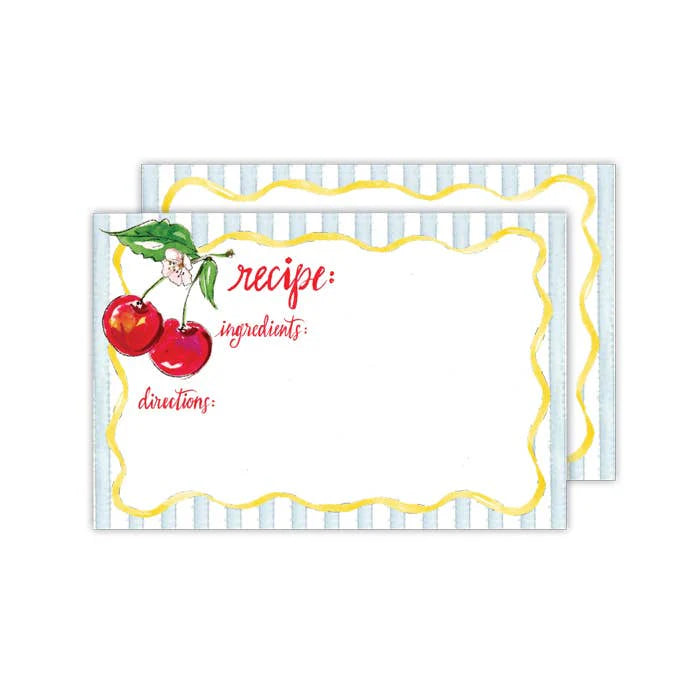Recipe Card Set Cherries