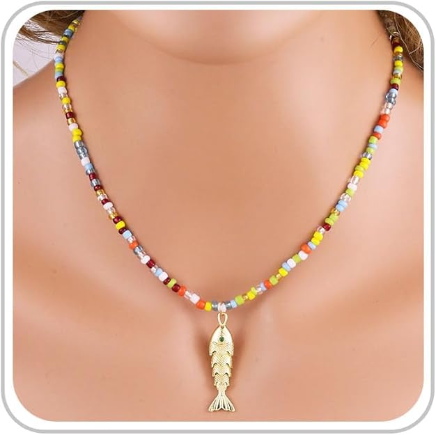 Small Candy Necklace + Charm