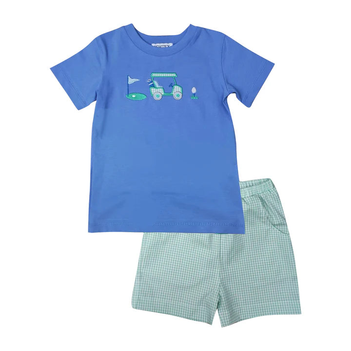 Boys Blue/Green Golf Set