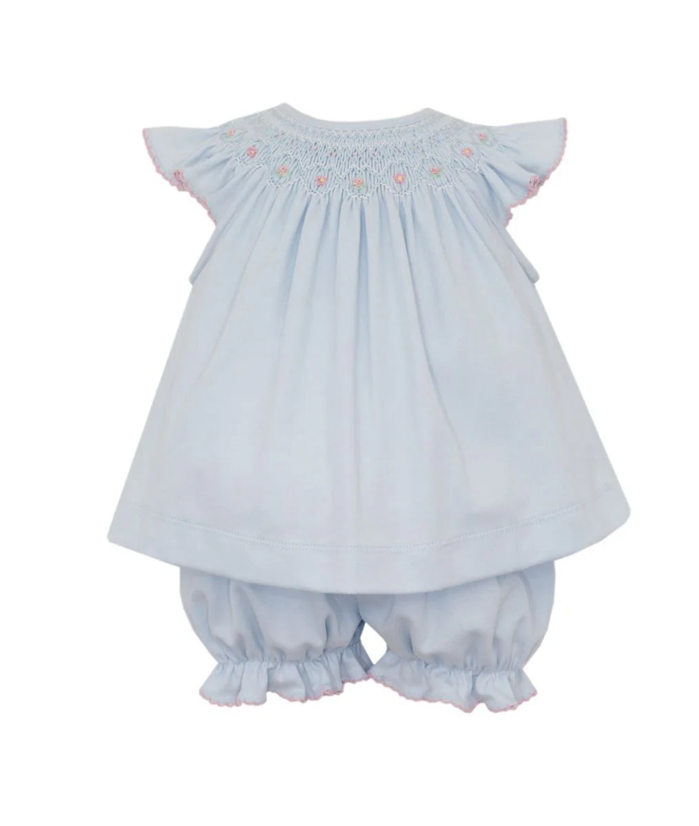 Blue Poplin Angel Wing Bishop Set