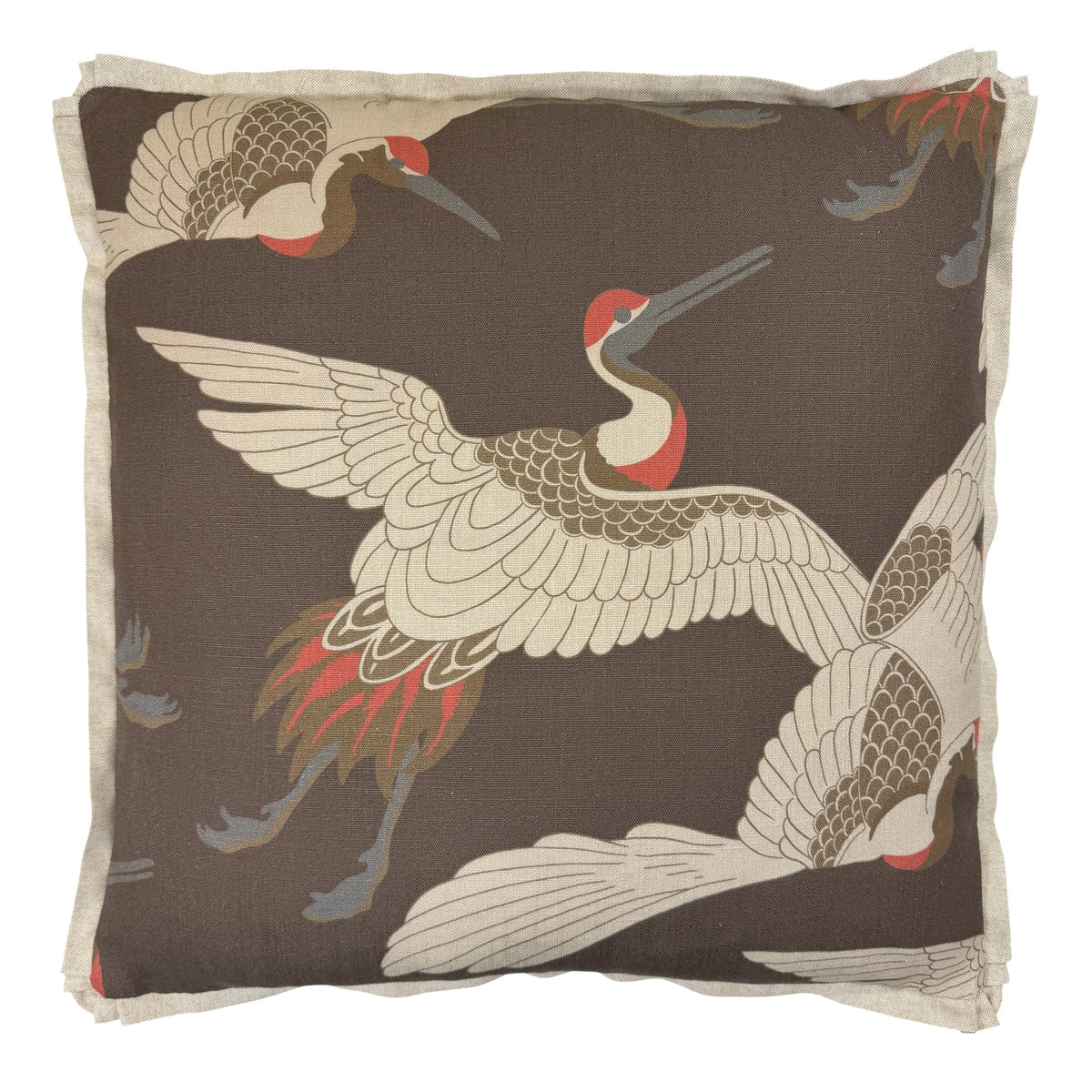 Heron Mocha 22" Pillow