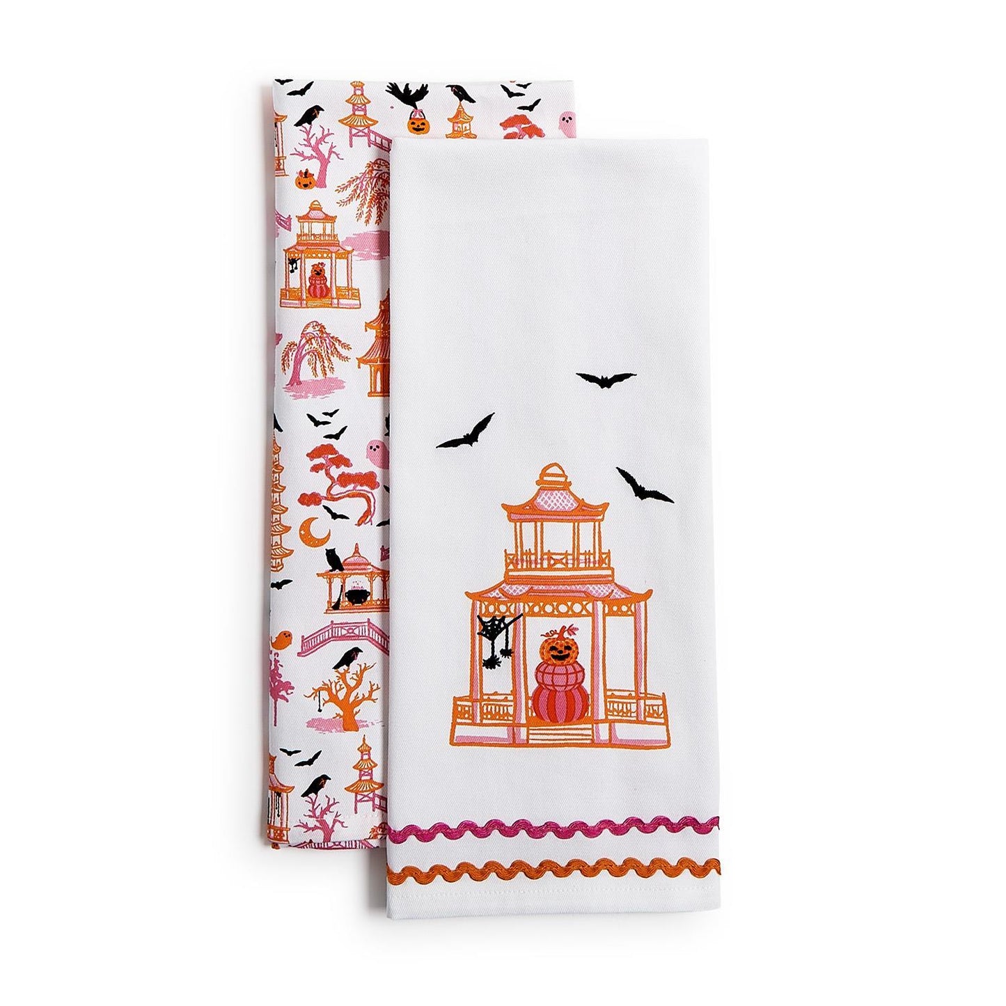 Haunted Pagoda Dish Towels