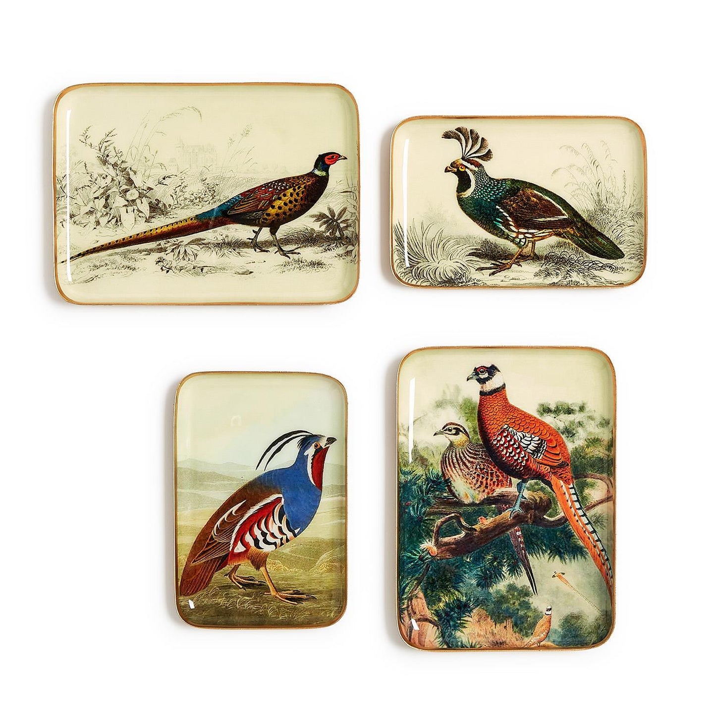 Pheasant Trinket Tray-large