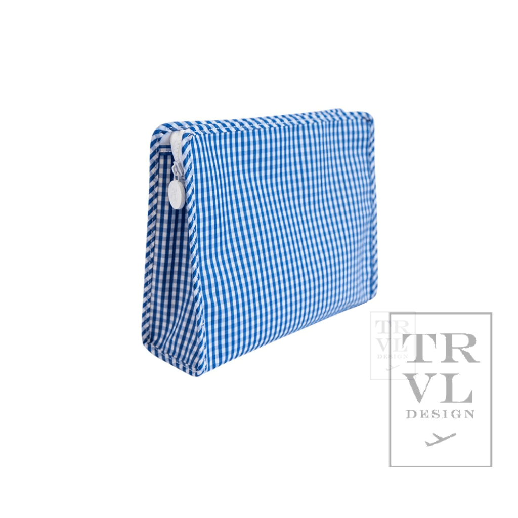 Roadie Medium - Gingham Royal