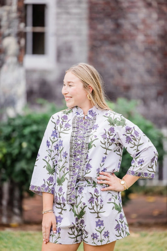 Iris Lavender Shirt