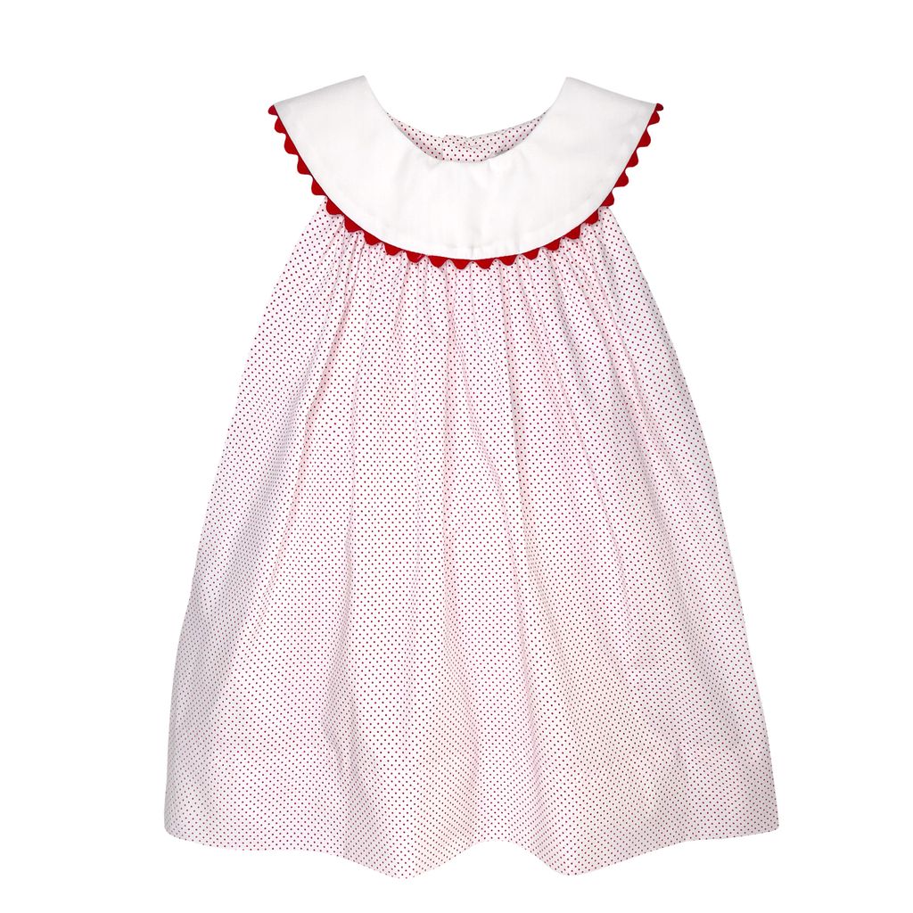 Red Dot and Ric Rac Bloomer Set