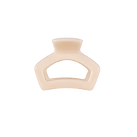 Open Almond Beige Petite Hair Clip - Petite