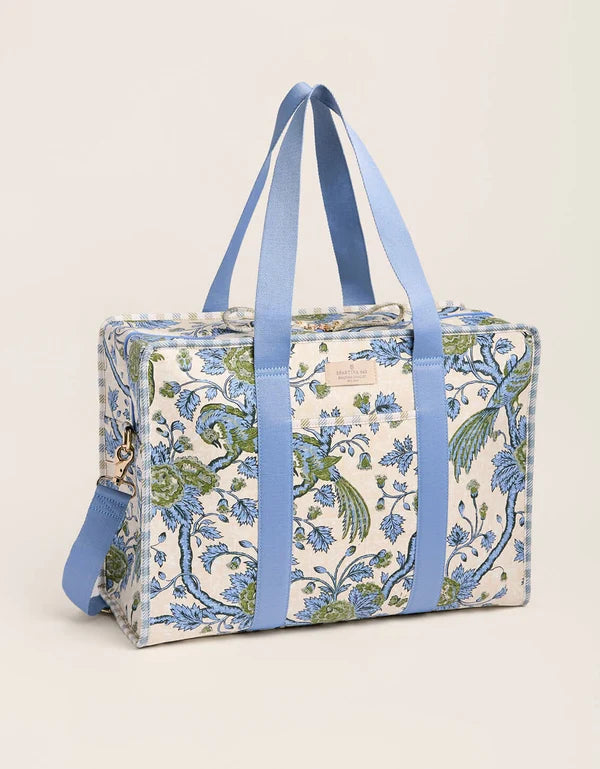 Getaway Travel Duffle Japonica Bird Green