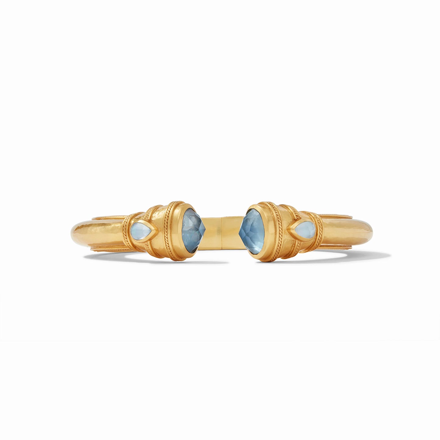 Cannes Demi Cuff- Chalcedony Blue