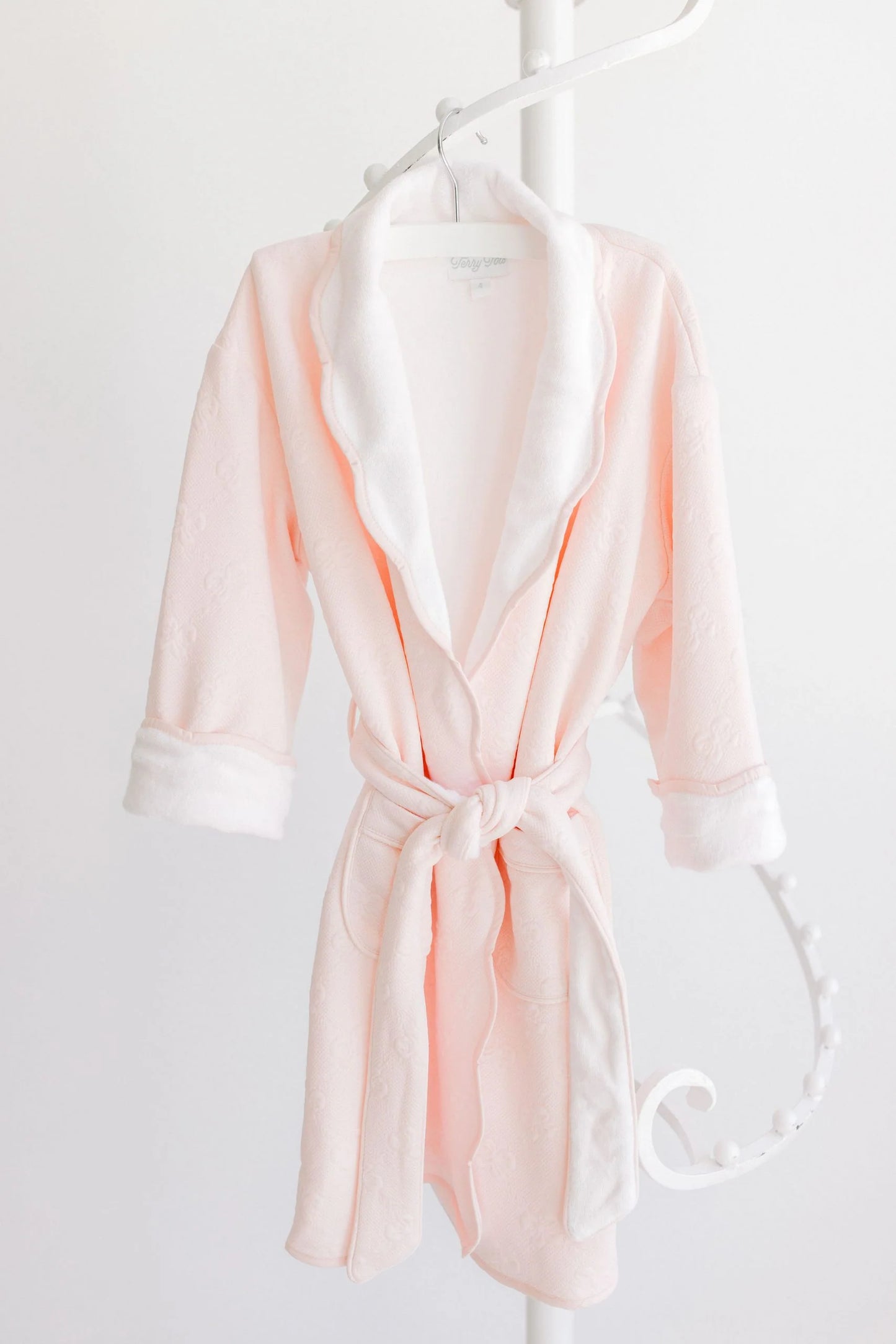 Pink Toddler Robe Stripe