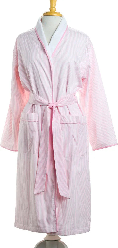 Pink Mommy Robe Stripes