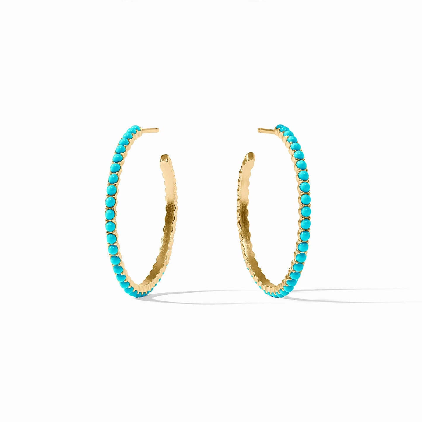 Juliet Hoop-Turquoise Blue-S