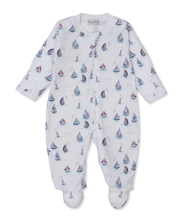 Sailboat Footie w/Zip