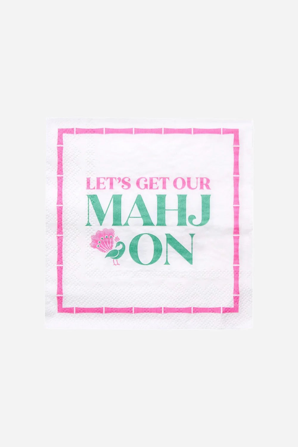 Let's Get Our Mahj On Cocktail Napkins
