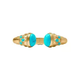 Cannes Cuff Turquoise Blue