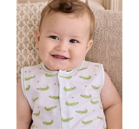 Crocodile Camp-Short Playsuit PRT