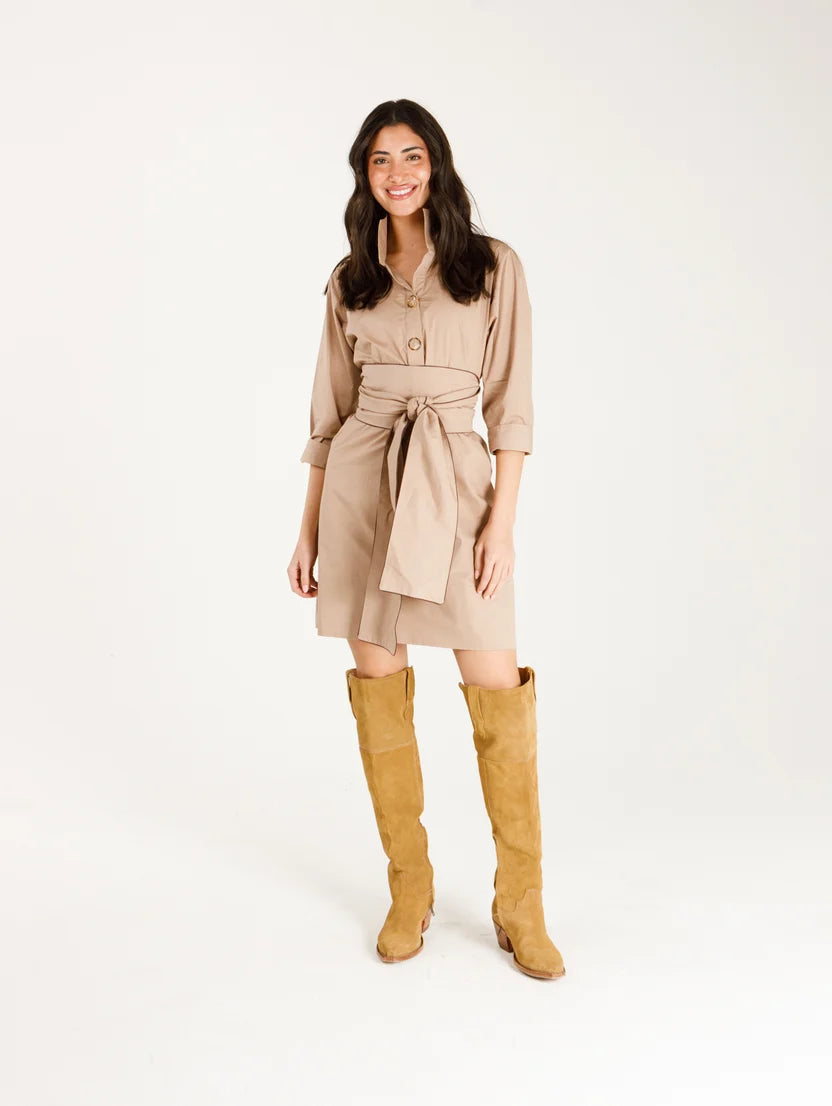 Arden Dress Tan