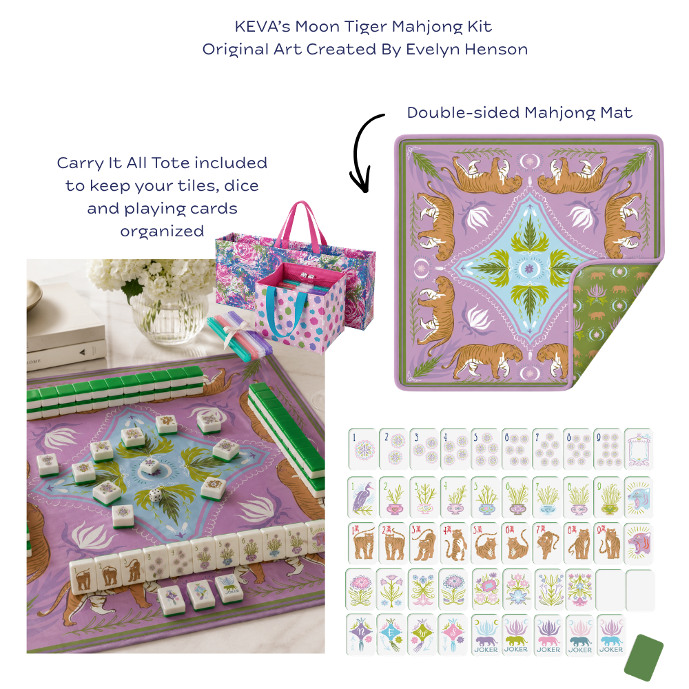 KEVA Moon Tiger Mahjong Kit