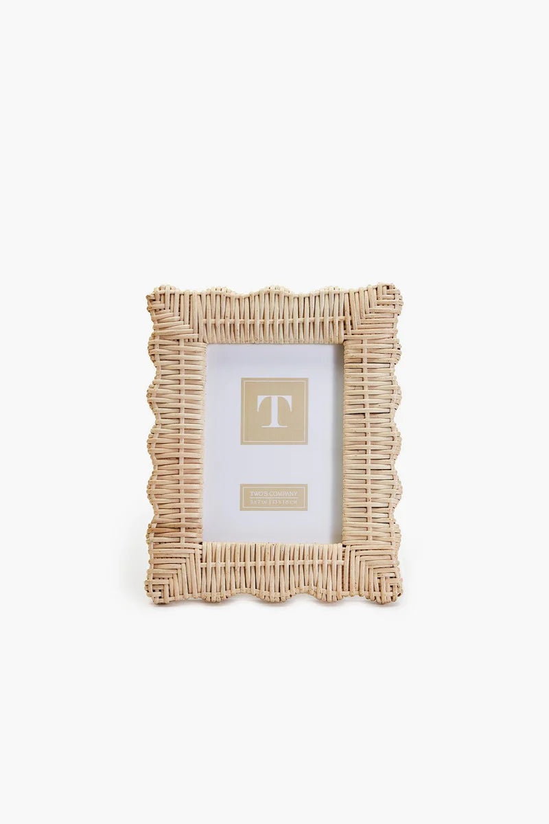 Wicker Weave Photo Frame 4x6