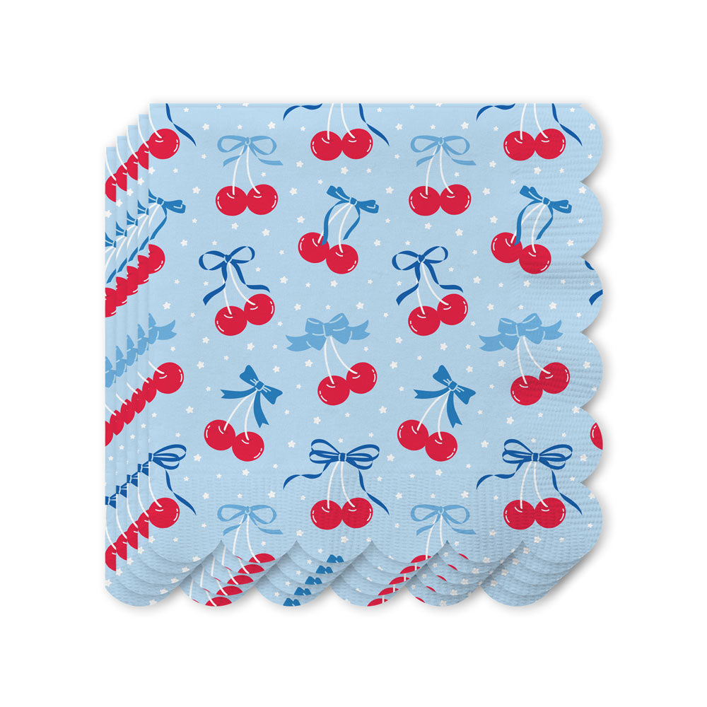Cherry Pop Cocktail Napkins