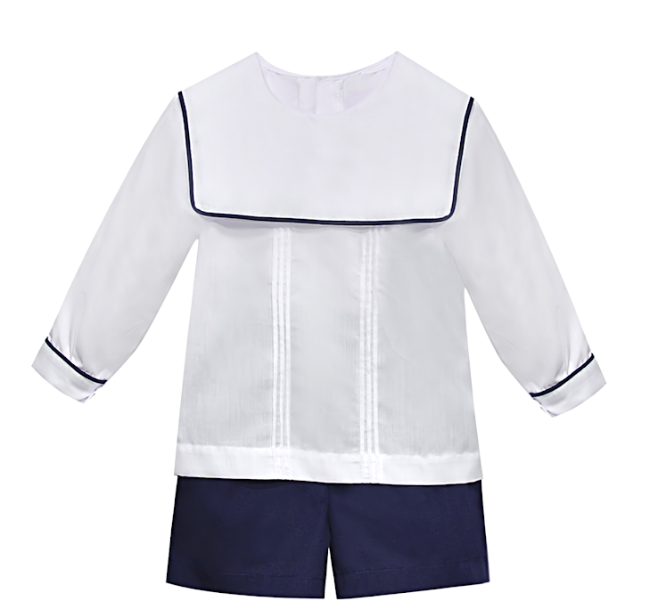 Navy Madison Short Set