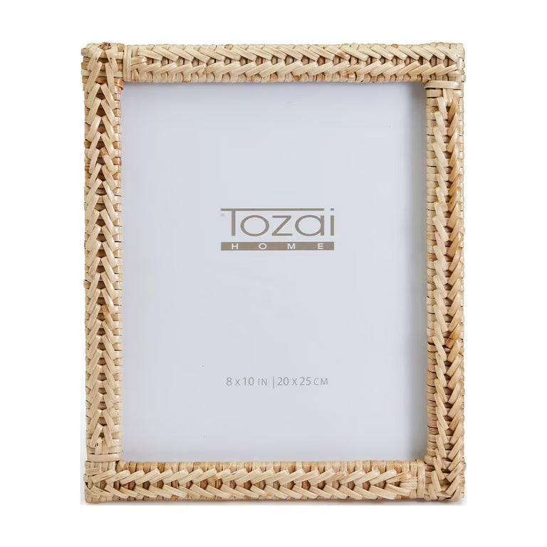 Woven Rattan 8 x 10 Frame