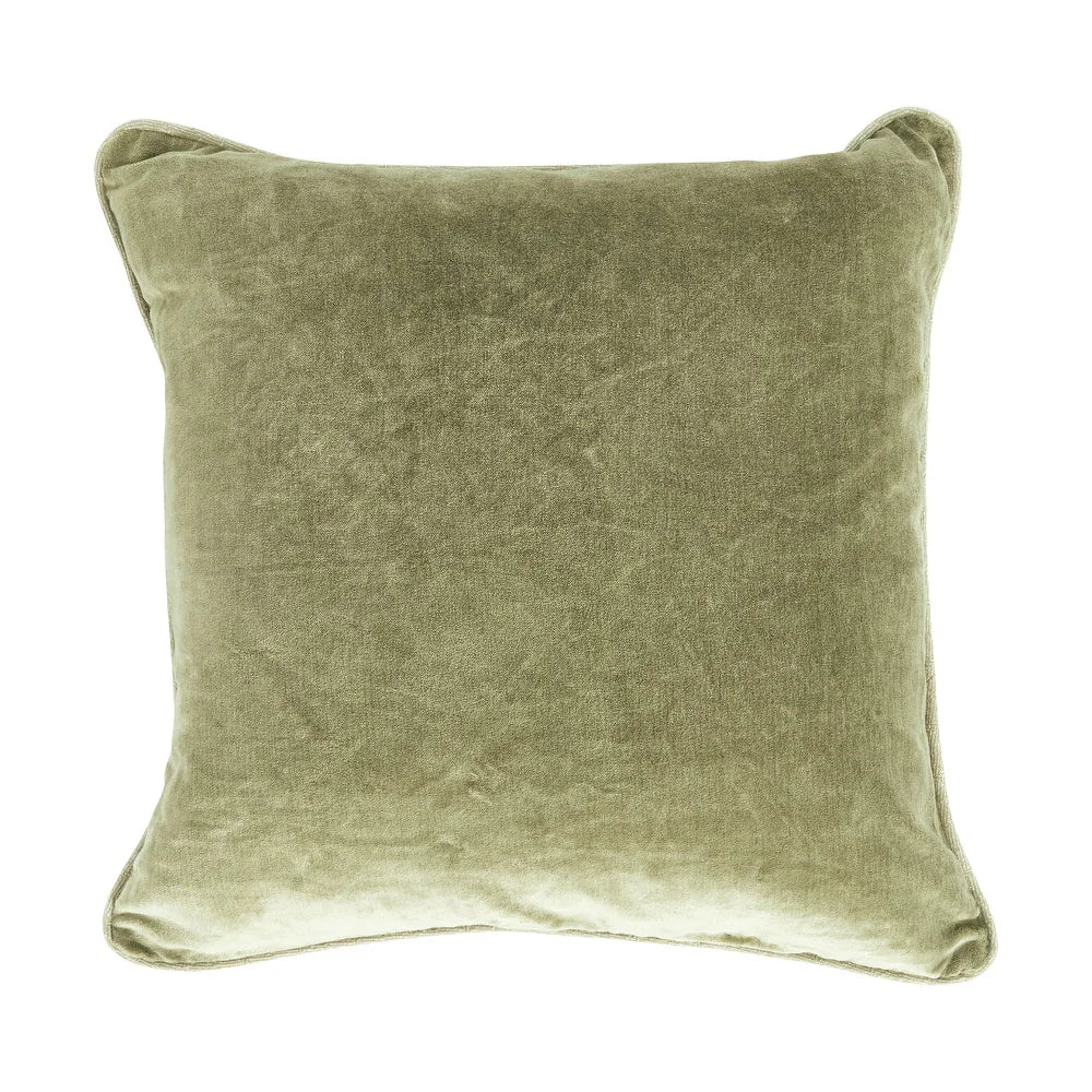Heirloom Velvet Moss 22x22 Pillow