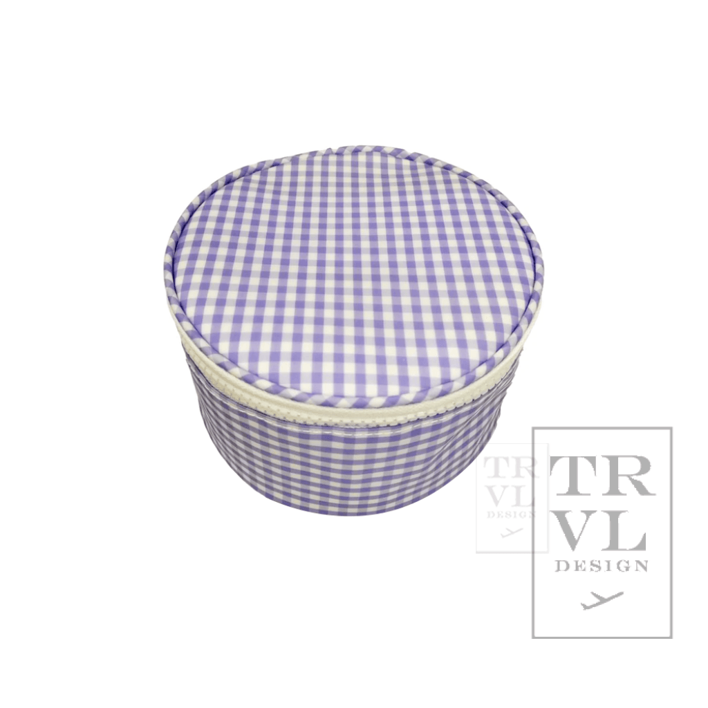 Roundup Jewel Case - Gingham Lilac: Gingham Lilac