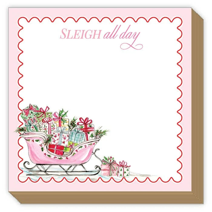 Luxe Notepad Sleigh all day