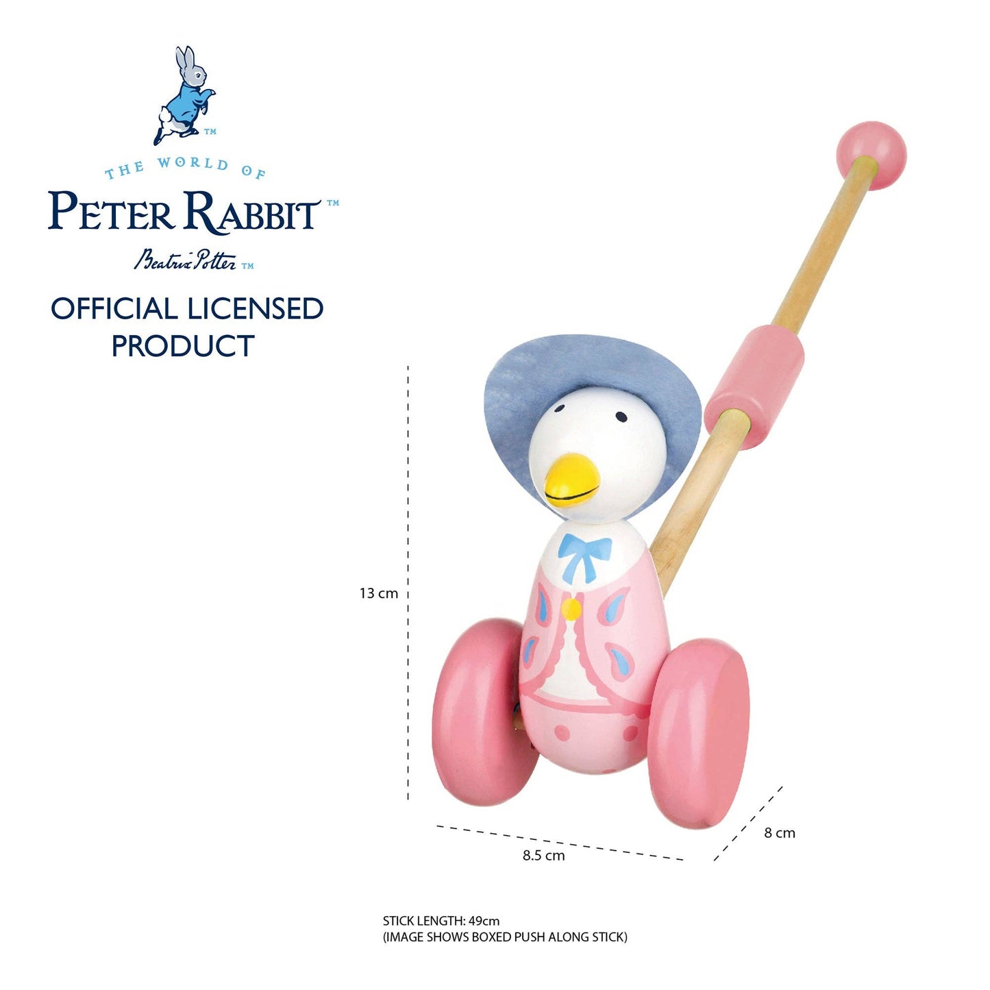 Jemima Puddle-Duck™ Wooden Push Along
