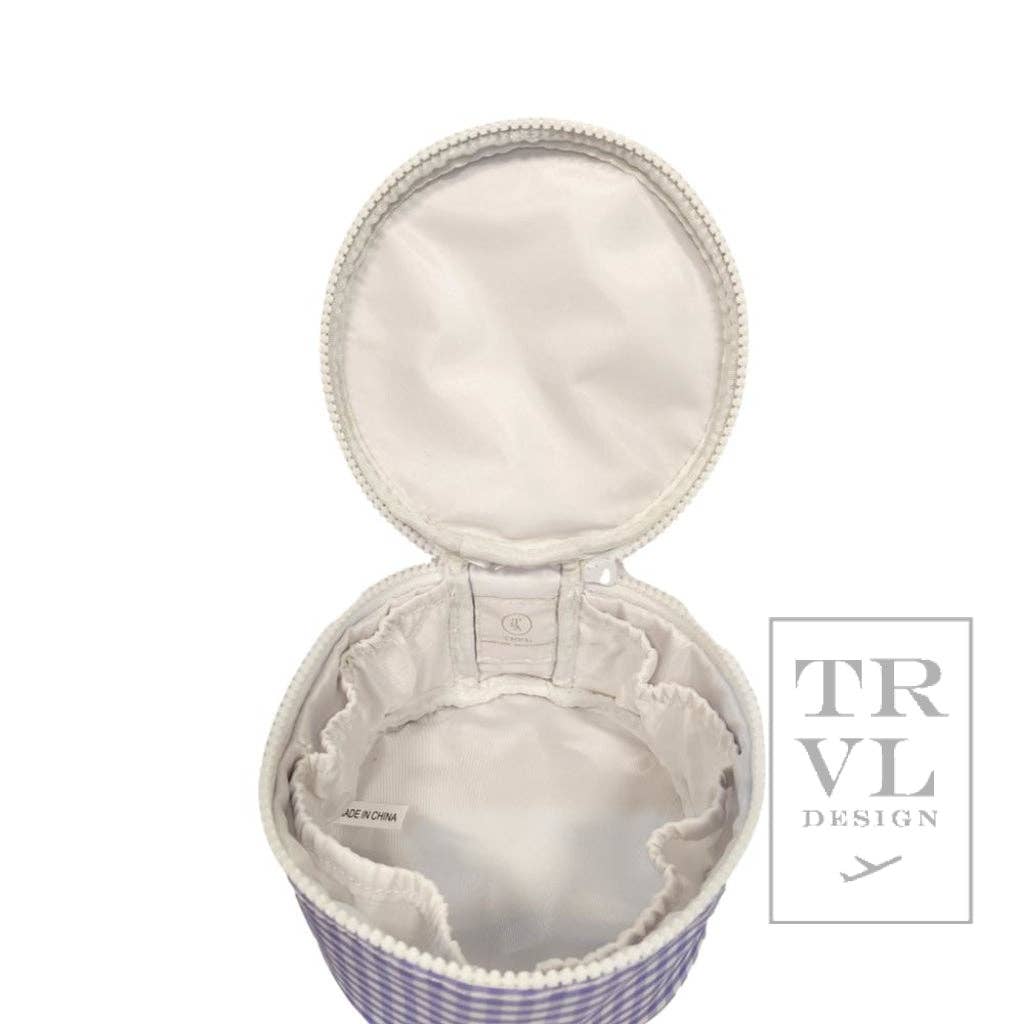 Roundup Jewel Case - Gingham Lilac: Gingham Lilac