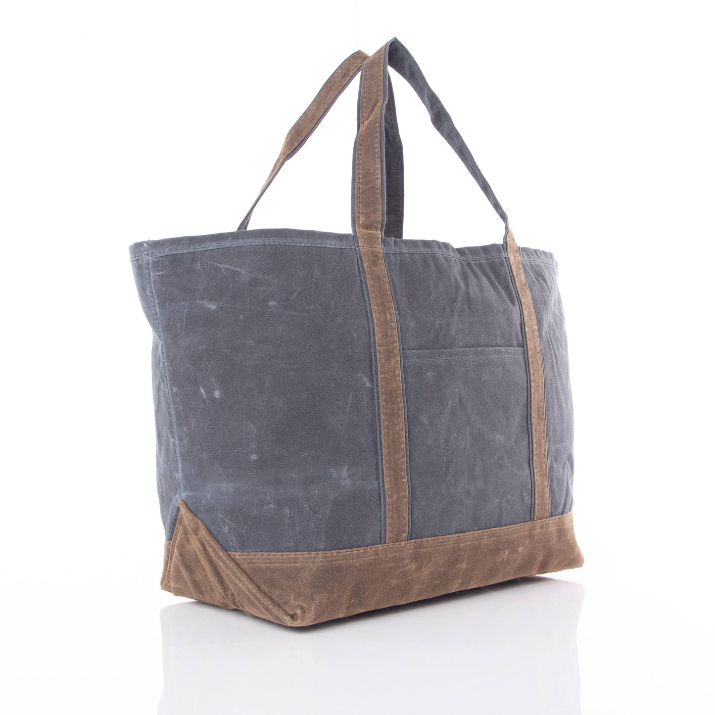 Waxed Large Classic Tote: Khaki