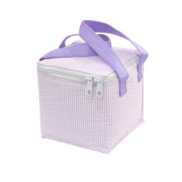 Princess Seersucker Snack Square | Mint